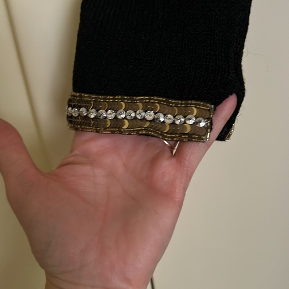 Don Sayres black wool dress size 6 - Picture 3 of 5